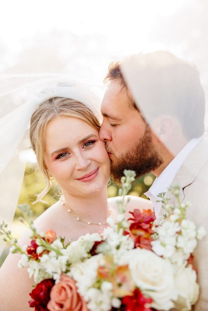 Romantic newlywed portraits at The Milestone Boerne in the Texas Hill Country