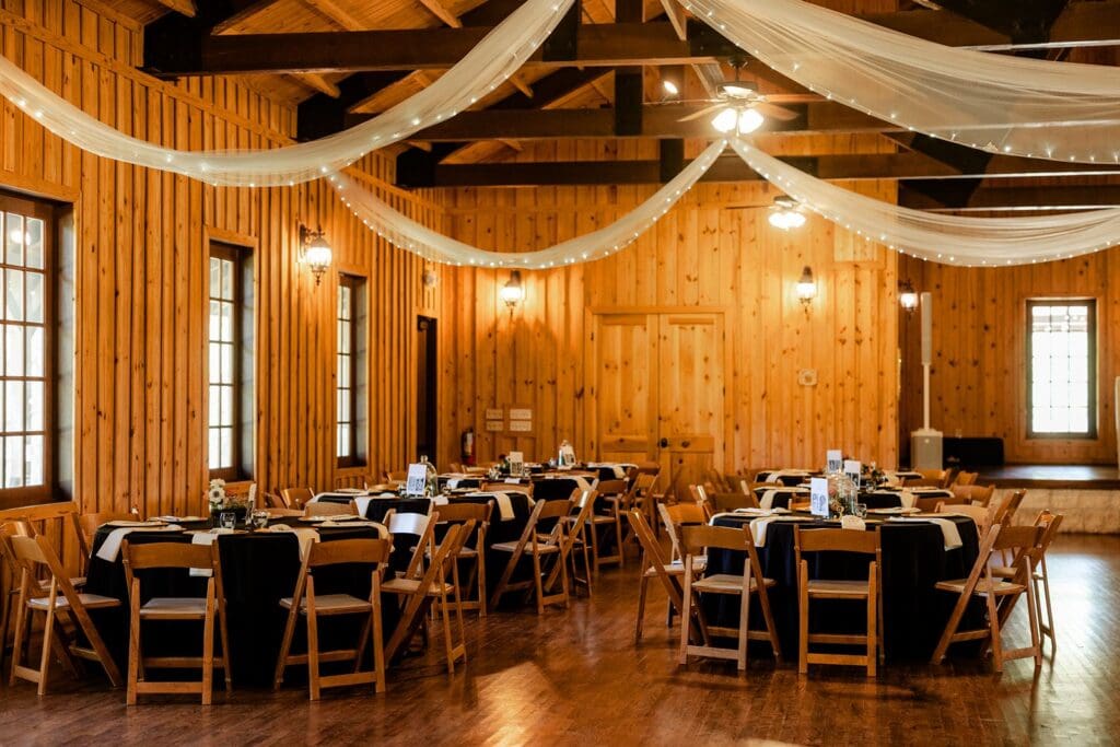 Reception space at he Milestone Boerne Wedding, a San Antonio Wedding Venue