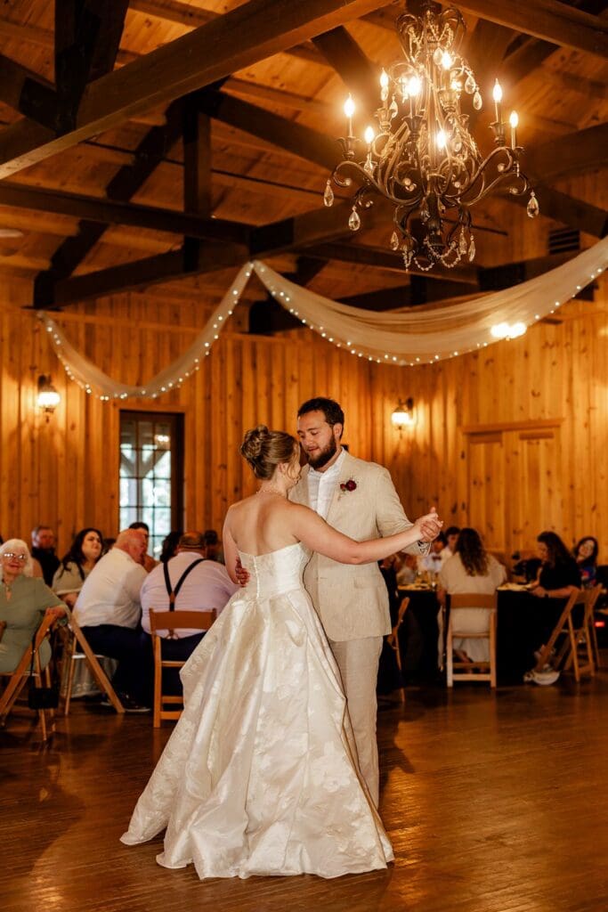 Bride and groom walking together after their ceremony at The Milestone Boerne