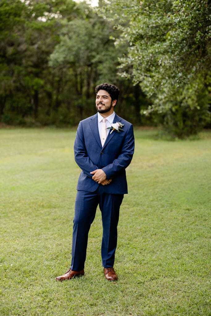 Groom solo portrait