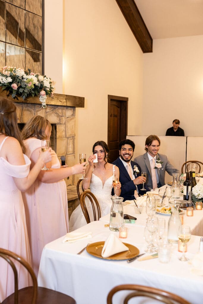 Speeches from the maid of honors
