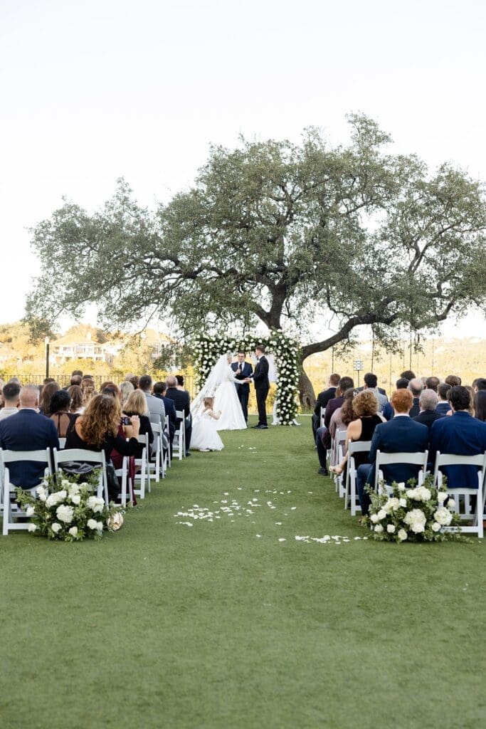 Wedding Ceremony at Omni Barton Creek